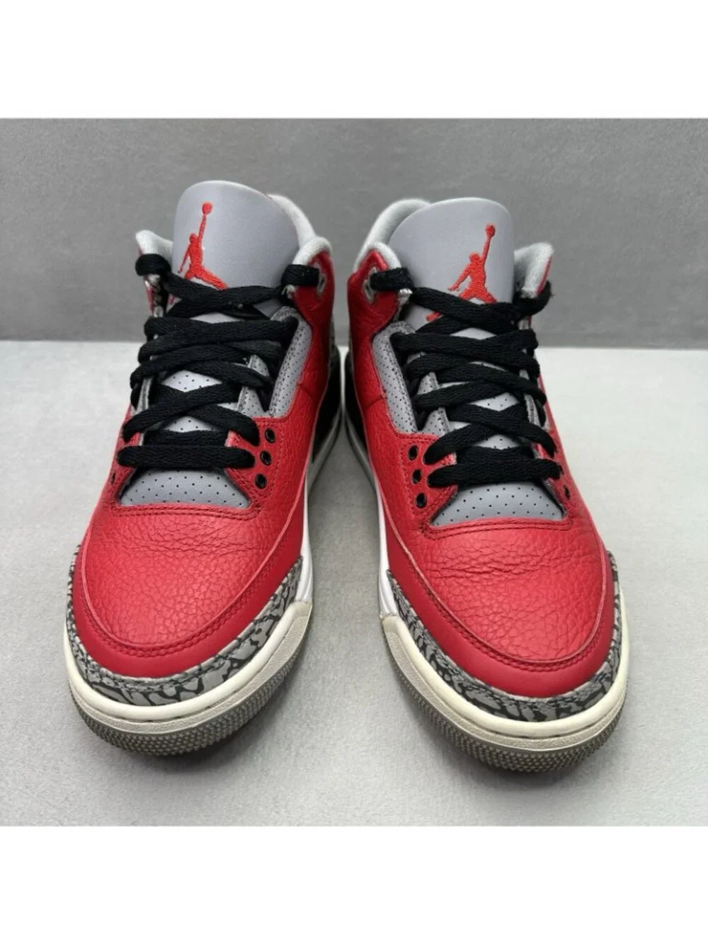 Mens 7 / Womens 8.5 Jordan 3 Retro SE Mid Unite Shoes Fire Red Elephant Sneakers